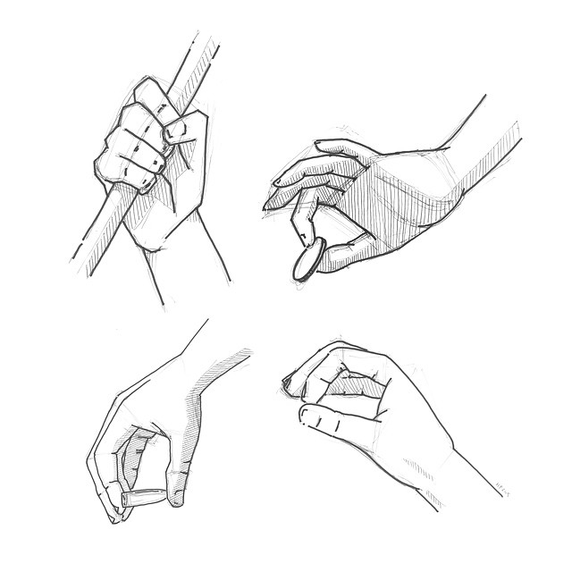 Sketching hands