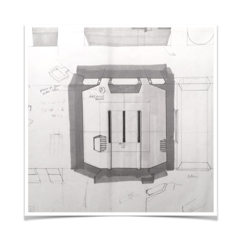 Graduation project sketches – 1999
