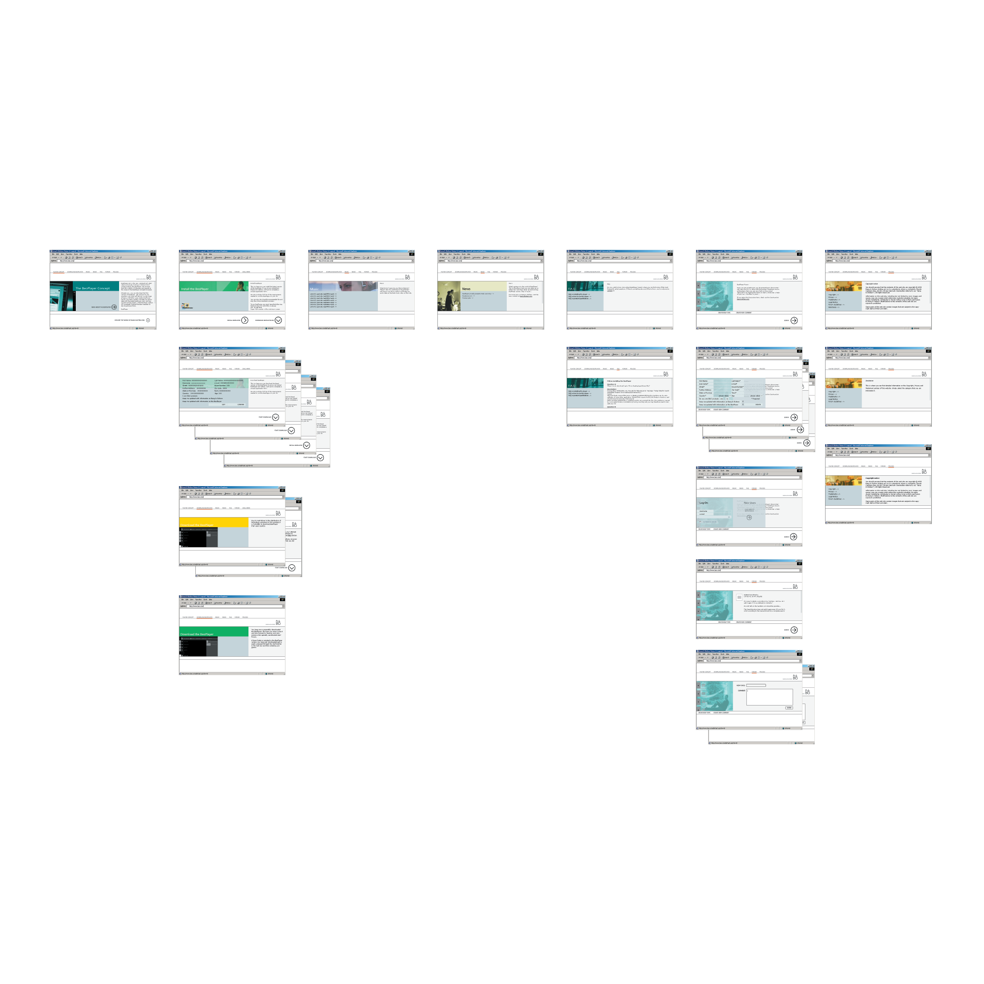 Emerge – Web site and navigation structures