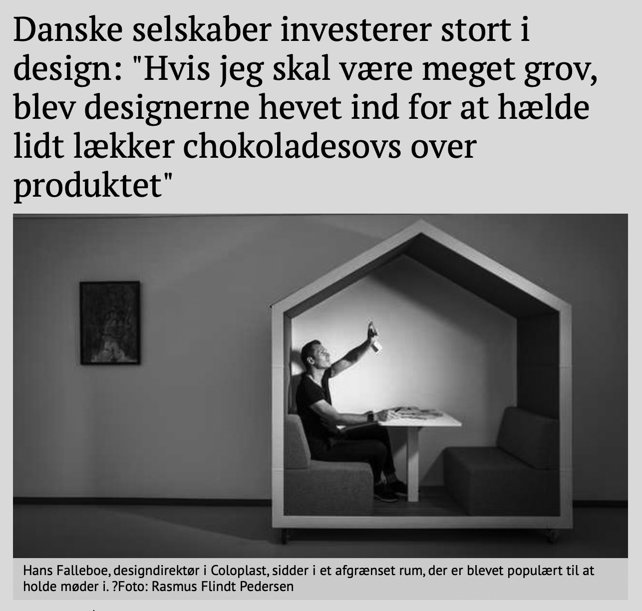 The value of Design – Børsen 2019
